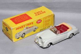 Dinky 194 Bentley Couple. Near Mint in Very Good creased box.