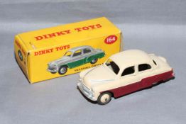 Dinky 164 Vauxhall Cresta Saloon. Near Mint in Very Good box with correct colour spot.