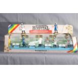 Britains 7857 Hospital Ward Set plus loose figures. Near Mint in Good crushed window box.