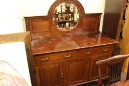 1920's mahogany mirror backed sideboard,