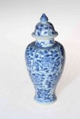 Chinese Vung Tau Cargo baluster vase and cover with floral decoration, Lot 312 Christies Sale, 16.