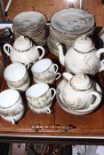 Japanese thirty nine piece eggshell tea service,