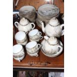 Japanese thirty nine piece eggshell tea service,