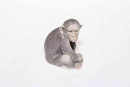 Lladro Monkey, 7.5cm.