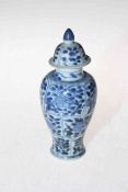 Chinese Vung Tau Cargo baluster vase and cover with floral decoration, Lot 312 Christies Sale, 16.