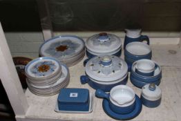 Chatsworth by Denby part table service including two tureens, plates, bowls, etc.