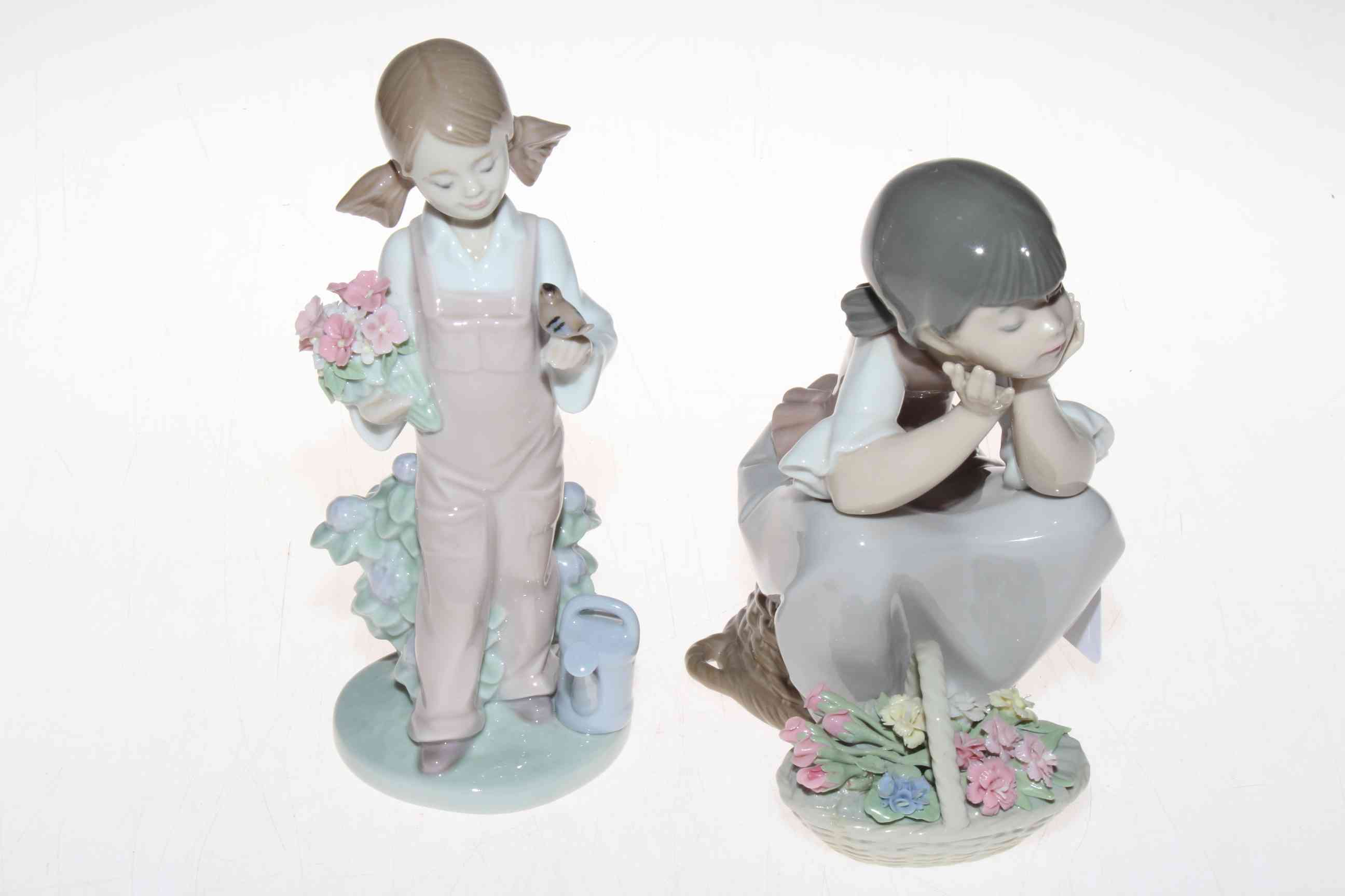 Two Lladro pieces, Spring, 5217, with box, 18.