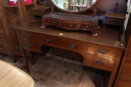 Maple & Co mahogany and line inlaid ladies writing desk,