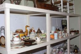 Very large collection of kitchen wares and colourful china, including Old Country Roses,