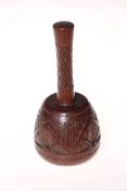 Ceremonial Mason's Mallet with carved decoration and inscription commemorating Memorial Stone of