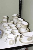 Royal Doulton Sonnet H5012 service, approximately 44 pieces.