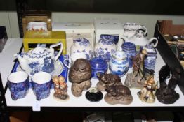 Poole Pottery including owl and seated deer, Ringtons, Goebel, Wade, etc.