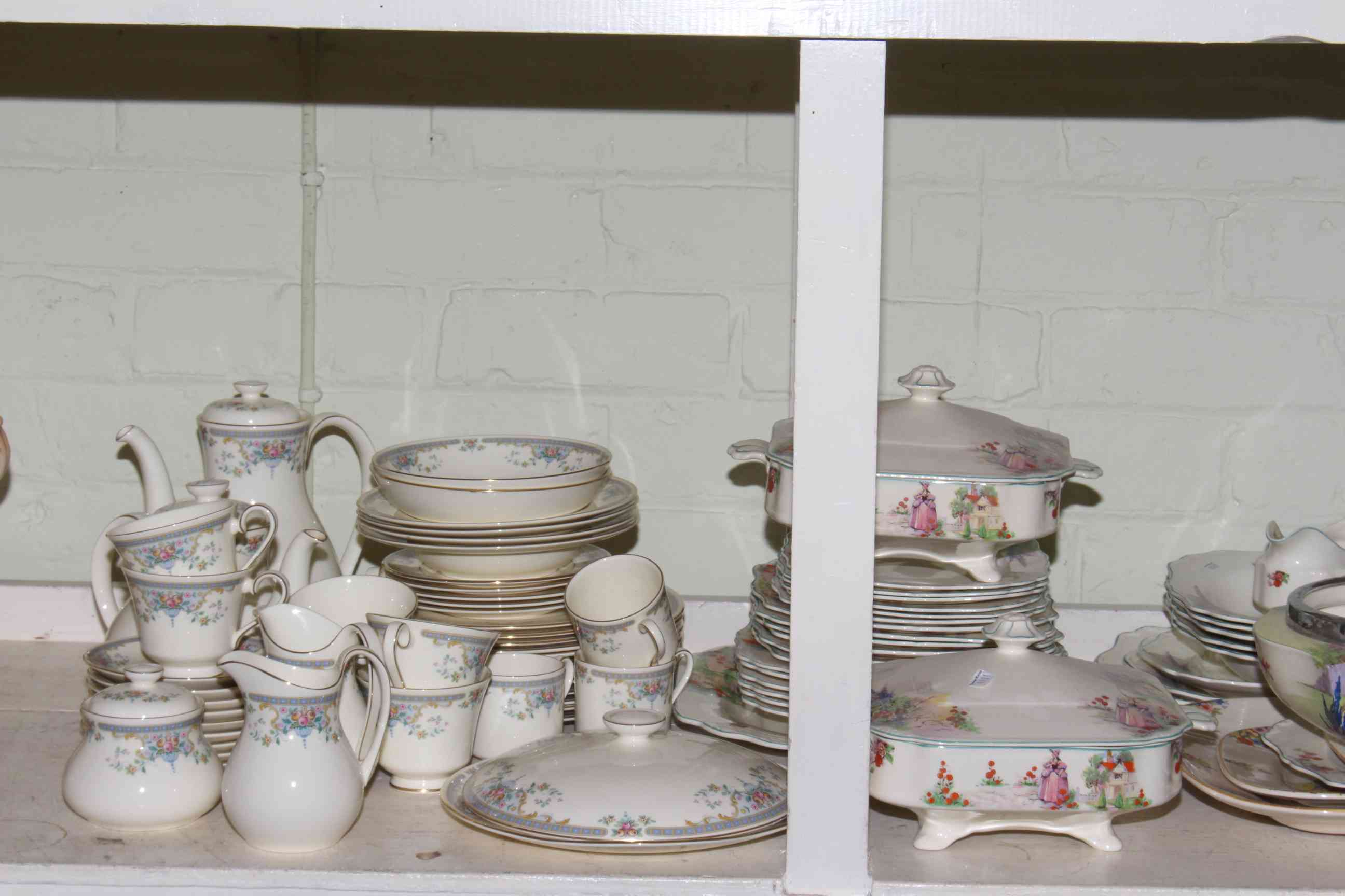 Collection of Royal Doulton Juliet dinnerware, Meakin including tureens, Goebel, etc. - Image 2 of 3