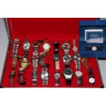 Collection of twenty four various wristwatches.