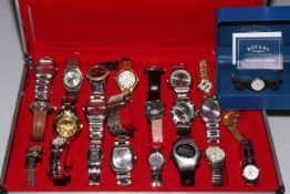 Collection of twenty four various wristwatches.