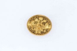 1915 Emperor Franz Joseph Austria 1 Ducat gold coin.