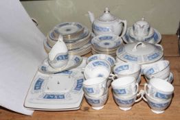 Coalport Revellery dinner and tea service of over fifty pieces.