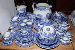 Large collection of Spodes Italian tableware including tureens, large jug, serving dishes, plates,