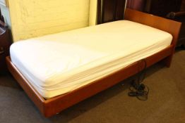 Hulsta 3ft electric adjustable bed and mattress.