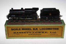 Bassett-Lowke scale model B.R. Locomotive, with original box and instructions, box 46cm.