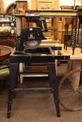 Ryobi RA-2500 radial arm saw and stand.