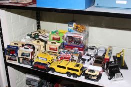 Collection of Lledo Days Gone and other model vehicles and USB vehicle radios.