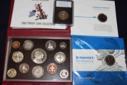 Collection of UK uncirculated presentation pack and set coinage.