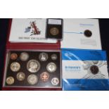 Collection of UK uncirculated presentation pack and set coinage.