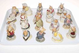 Collection of twenty Royal Doulton Brambly Hedge figures.