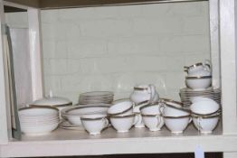 Over seventy pieces of Royal Doulton 'Clarendon' dinner and teaware.