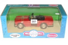 Triumph TR6 boxed Diecast model car by Britains Collectibles.