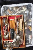 Collection of assorted cutlery.