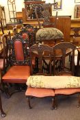 Victorian mahogany snap top occasional table, Victorian octagonal occasional table,