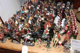 Large collection of over ninety Del Prado military models,