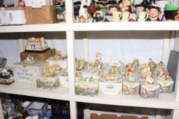 Collection of Fraser Creations and Lilliput Lane Cottages, all boxed,
