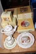 Collection of Royal Doulton Brambly Hedge comprising twelve boxed plates, four more plates,