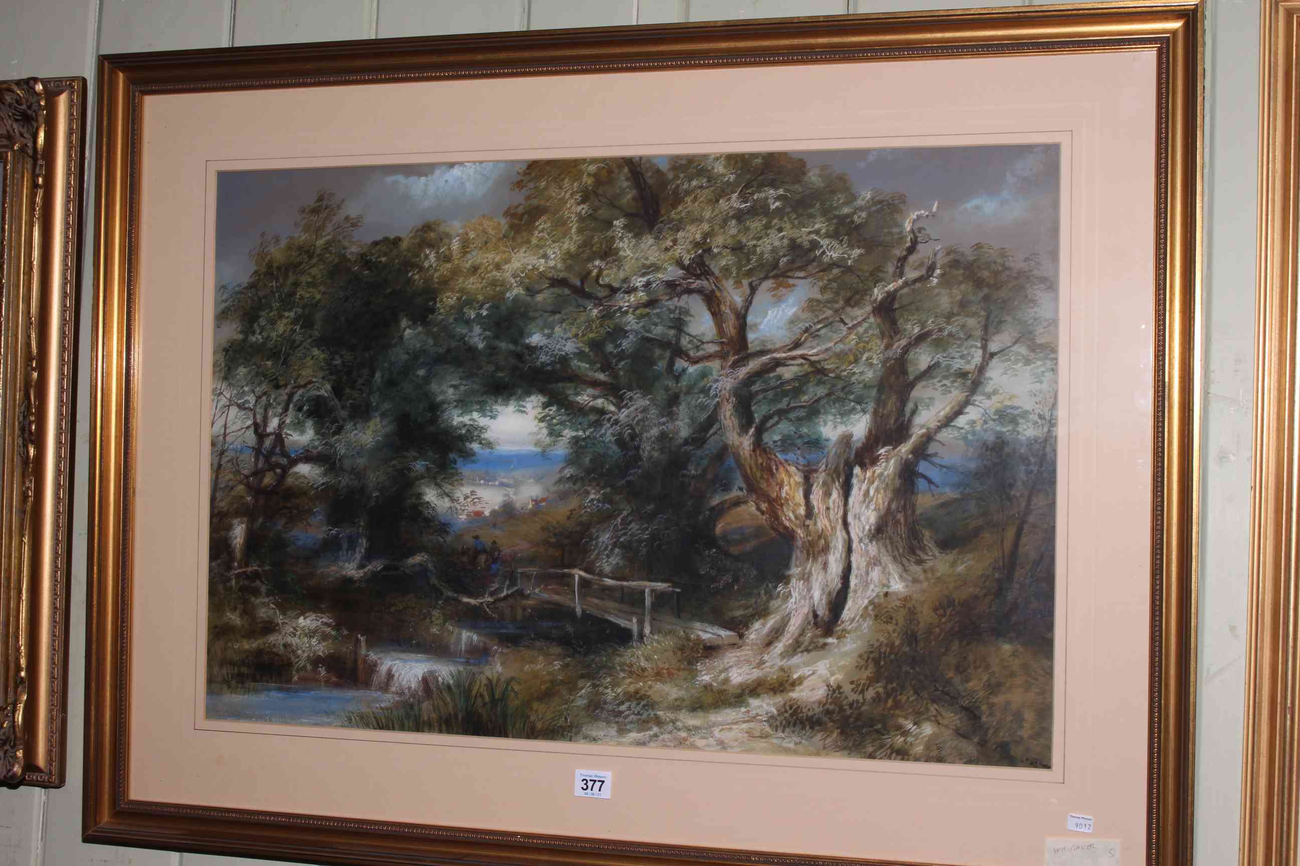 T.C. Dibdin (1810-1893), Homeward Bound, watercolour and media, 48cm by 73cm, framed.