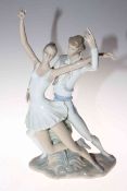 Large Nao Ballet Dancing Couple, 42cm high.