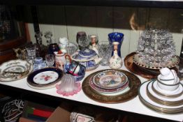 Spode Tuscana, Oriental wares, Limoges, cut crystal glasses, collectors plates, etc.
