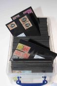 Collection of approx 380 Commonwealth stamp stock cards dating 1840-1970,
