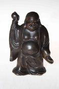 Pottery Buddha, 19cm.