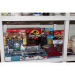 Boxed toys, binoculars, card games, cameras, including Corgi Fawlty Towers,