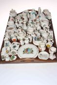 Large collection of crested china.