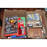 Four boxes of cycling interest books and ephemera.