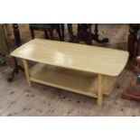 Little used Ercol Windsor rectangular coffee table with undershelf,