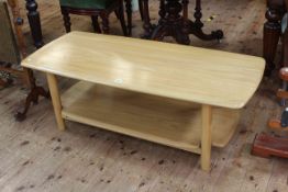 Little used Ercol Windsor rectangular coffee table with undershelf,
