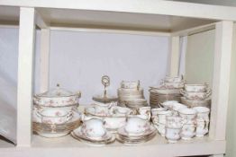 Paragon Victoriana Rose part dinner and tea wares, approximately 100 pieces.