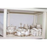 Paragon Victoriana Rose part dinner and tea wares, approximately 100 pieces.
