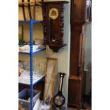 Victorian Vienna style wall clock, Fitzroy barometer (to assemble) and modern barometer (3).