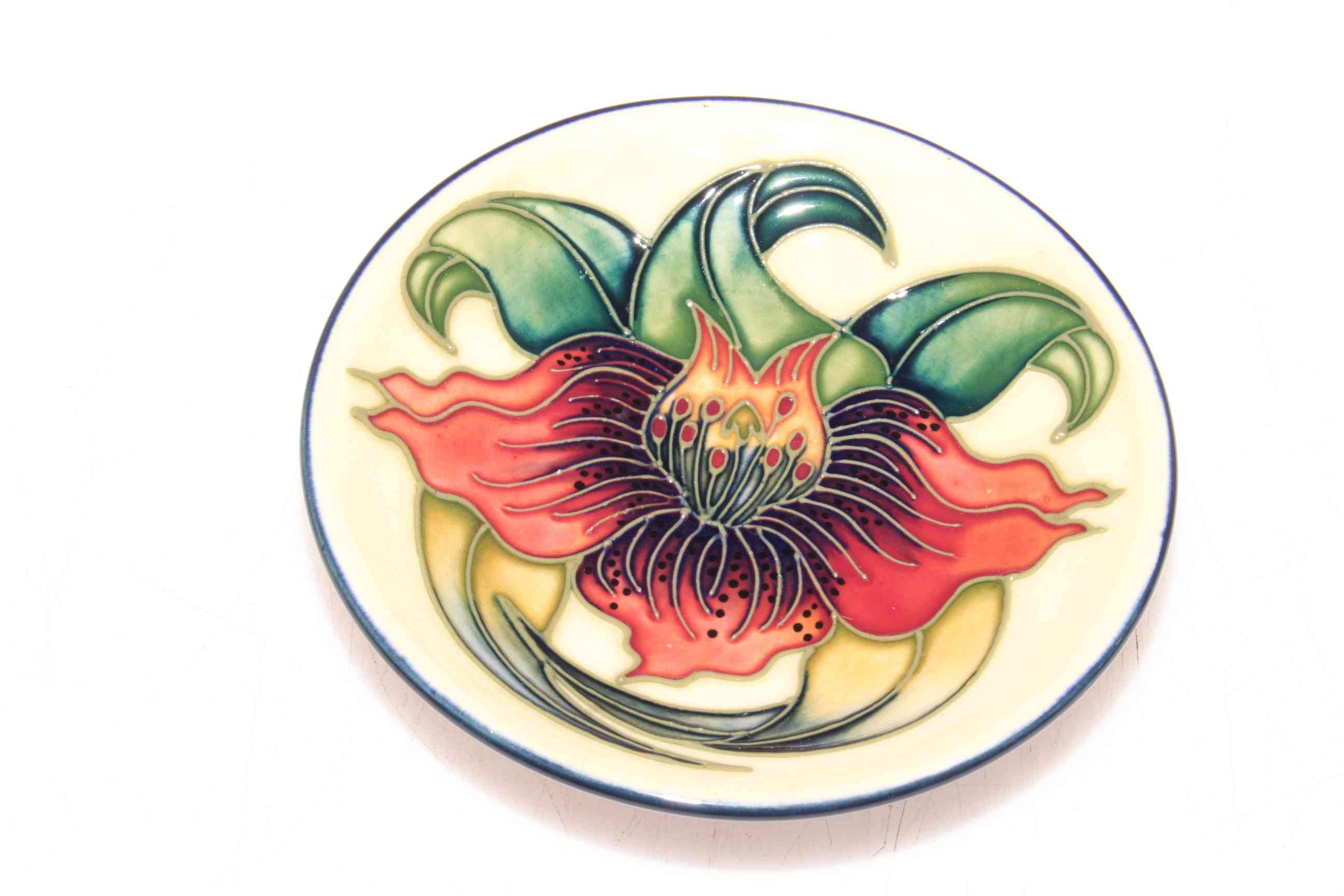 Moorcroft pin dish.